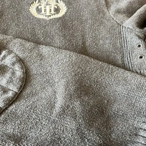 Tommy brown 1/4 zip sweater - Picture 5 of 5